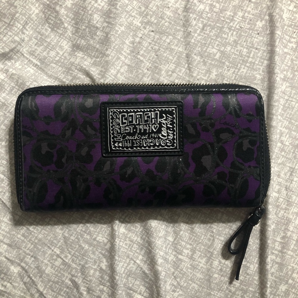 Cheetah coach wallet